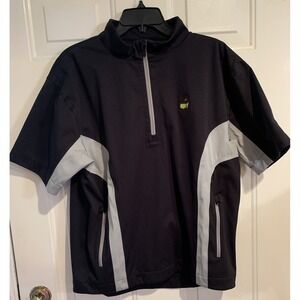 Masters Tech 1/4 Zip Pullover Short Sleeve Jacket Men's Size Small